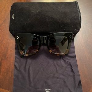 CAT EYE S004 SUNGLASSES IN ACETATE
BLACK / HAVANA 50MM